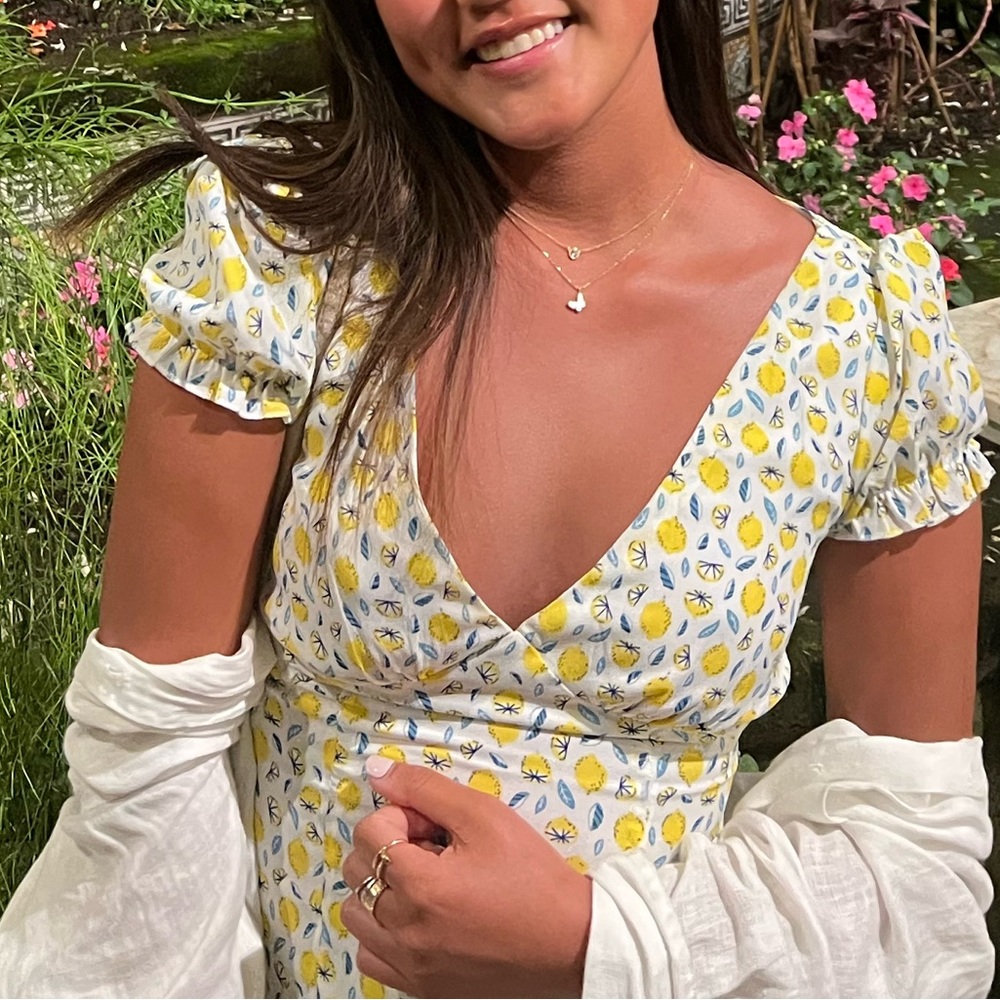 Princess Polly Lemon Dress
